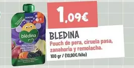 Bledina - Pouch De Pera, Ciruela Pasa, Zanahoria Y Remolacha