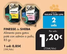 Finesse  De Sheba - Alimento Para Gatos Paté Con Salmón O Pollo