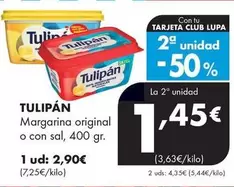 Tulipán - Margarina Original O Con Sal