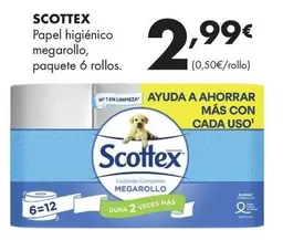 Scottex - Papel Higienico Megarollo
