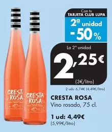Cresta Rosa - Vino Rosado