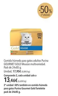 Gourmet Gold - Comida Húmeda Para Gatos Adultos Purina Multivariedad