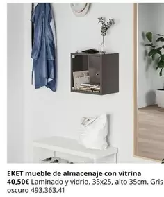 Eket Mueble De Almacenaje Con Vitrina