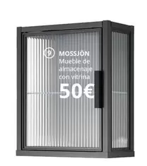 Mossjón Mueble De Almacenaje Con Vitrinas
