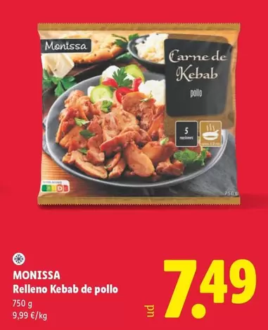 Monissa - Relleno Kebab De Pollo