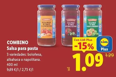 Combino - Salsa Para Pasta