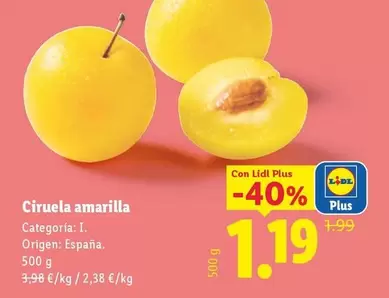Ciruela Amarilla