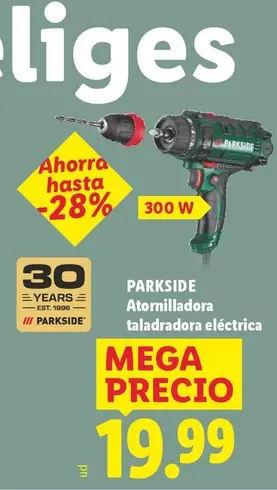 Parkside - Atornilladora Taladradora Electrica