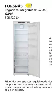 Ikea - Frigorifico integrable (ikea 700)