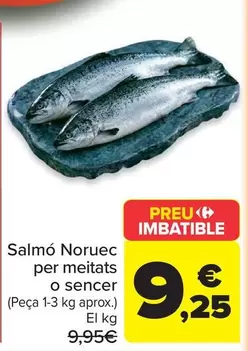 Salmó Noruec Per Meitats O Sencer