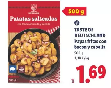 Taste Of Deutschland - Papas Fritas Con Bacon Y Cebolla