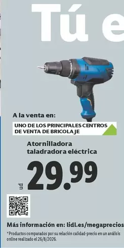 Atornilladora Taladradora Electrica