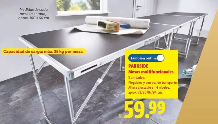 Parkside - Mesas Multifuncionales