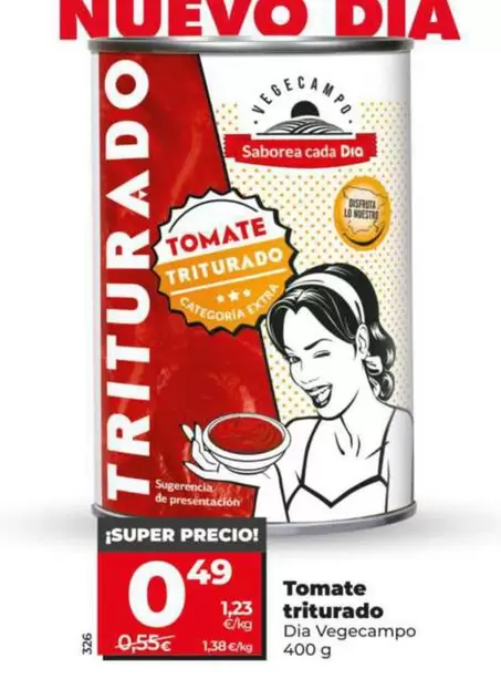 Dia Vegecampo - Tomate Triturado