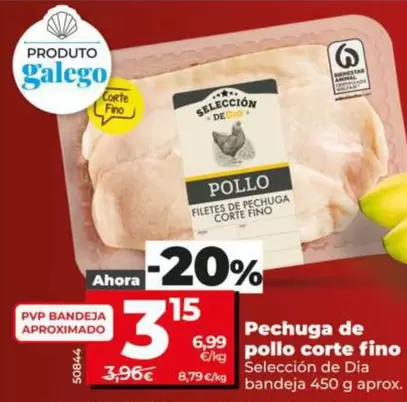 Seleccion De Dia - Pechuga De Pollo Corte Fino