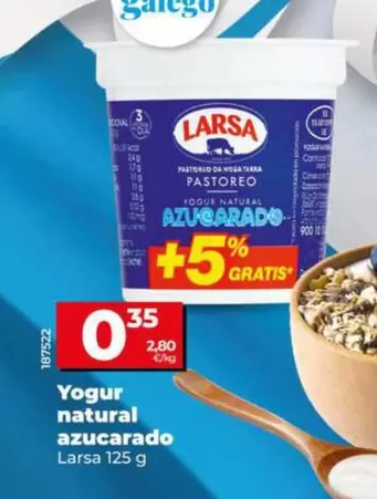 Larsa - Yogur Natural Azucarado