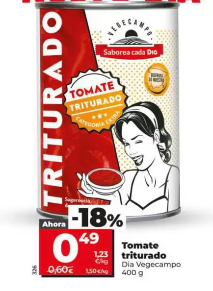 Dia Vegecampo - Tomate Triturado 