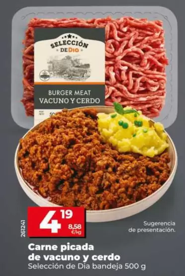 Seleccion De Dia - Carne Picada De Vacuno Y Cerdo