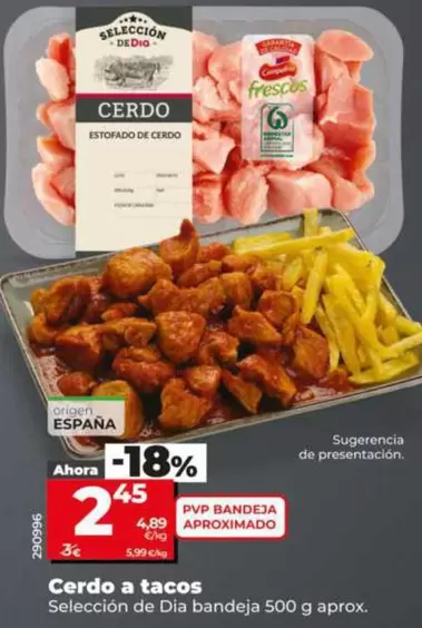 Seleccion De Dia - Cerdo A Tacos