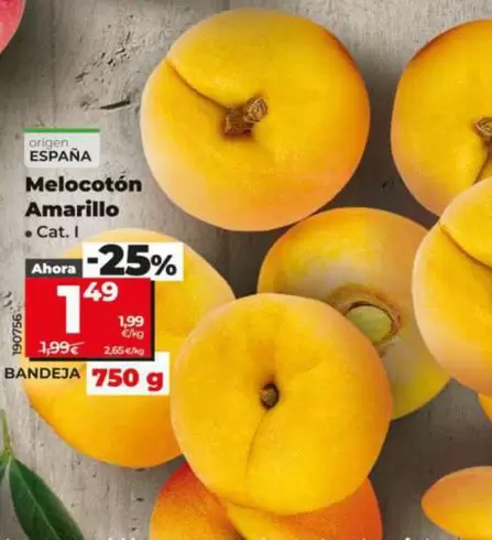 Melocotón Amarillo 