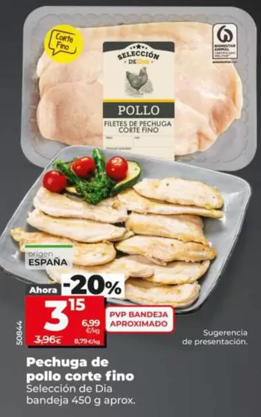 Seleccion De Dia - Pechuga De Pollo Corte Fino