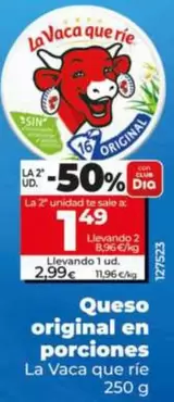 La Vaca Que Ríe - Queso Original En Porciones