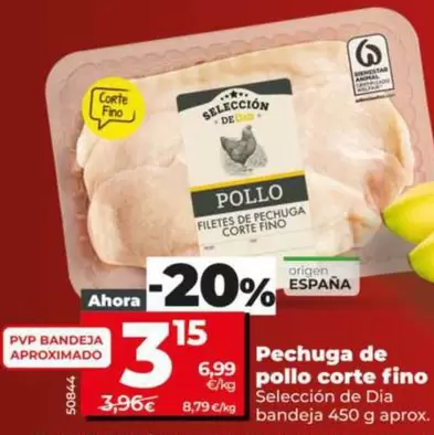 Seleccion De Dia - Pechuga De Pollo Corte Fino 