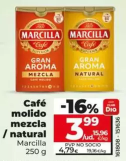 Marcilla - Café Molido Mezcla/ Natural