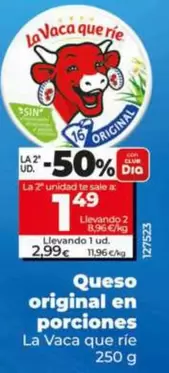 La Vaca Que Ríe - Queso Original En Porciones 
