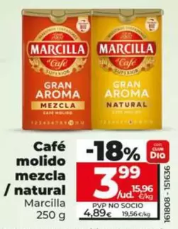 Marcilla - Café Molido Mezcla/Natural