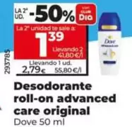 Dove - Desodorante Roll-On Advanced Care Original