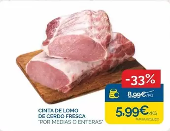 Cinta De Lomo De Cerdo Fresca
