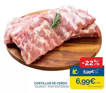 duroc - Costillar De Cerdo
