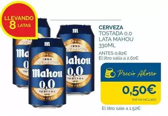 Mahou - Cerveza Tostada 0.0