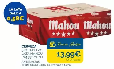 Mahou - Cerveza 5 Estrellas Lata