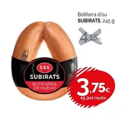 subirats - Botifarra D'ou