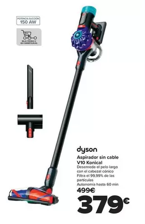 Dyson - Aspirador Sin Cable V10 Konical