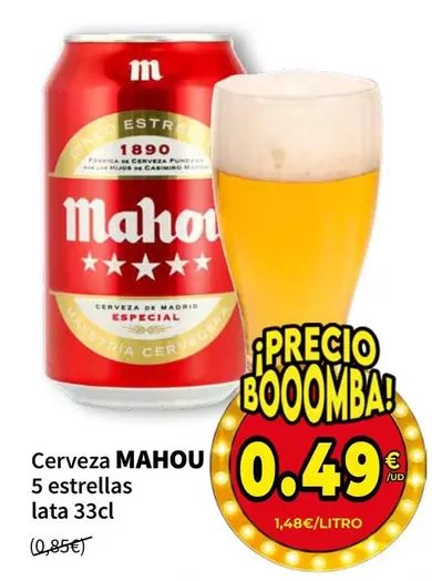 Mahou - Cerveza 5 Estrellas