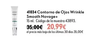 novage - 41034 Contorno De Ojos Wrinkle Smooth Novage+
