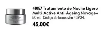 novage - Tratamiento De Noche Ligero Multi-active Anti-ageing Novage+