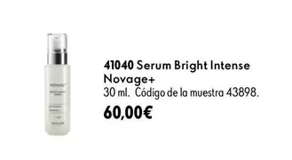 Intense - 41040 Serum Bright Novage+