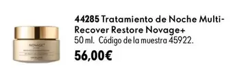 novage - 44285 Tratamiento De Noche Multi- Recover Restore Novage+