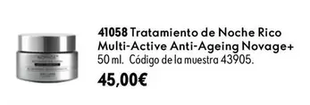 novage - Tratamiento De Noche Rico Anti-ageing Novage+