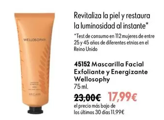 45152 Mascarilla Facial Exfoliante Y Energizante