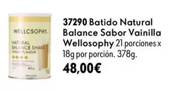 37290 Batido Natural Balance Sabor Vainilla