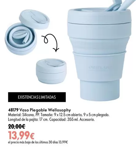 Vaso Plegable Wellosophy
