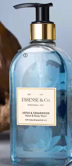 Oriflame - Jabón Líquido Para Manos Y Cuerpo Con Flor De Loto Y Madera De Cedro Essense & Co