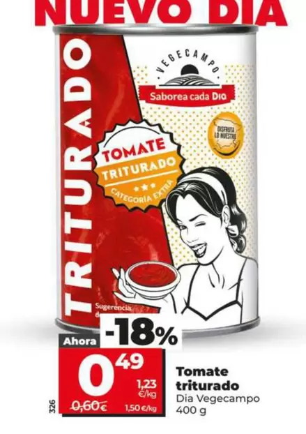 Dia Vegecampo - Tomate Triturado