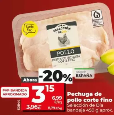 Seleccion De Dia - Pechuga De Pollo Corte Fino
