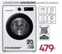 Samsung - Lavadora Ww10fg5u34aeec